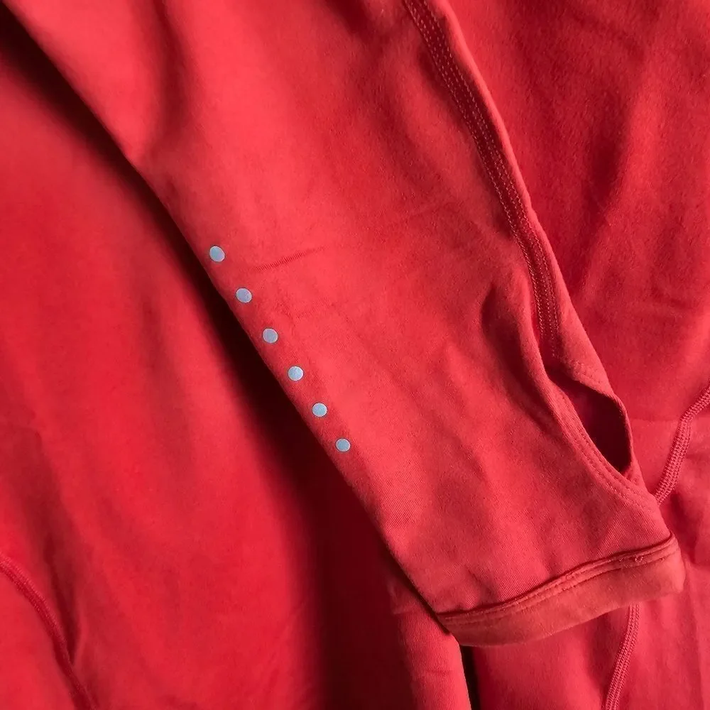 Nike Canada Pro Elite Running 1/2 Zip Lightweight Running Jacket Small S Red New